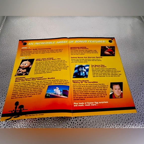 “Disney” Pixar The Incredibles- 2 Disc DVD - Picture 5 of 7